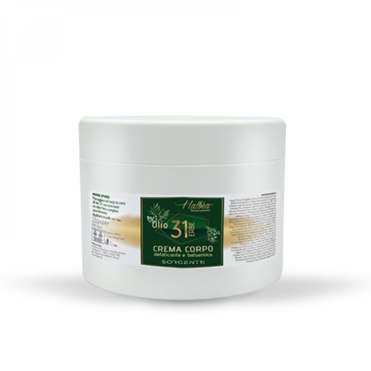 Crema Corporal 31 Erbe Forte Sorgenta 250 ml | Halbea