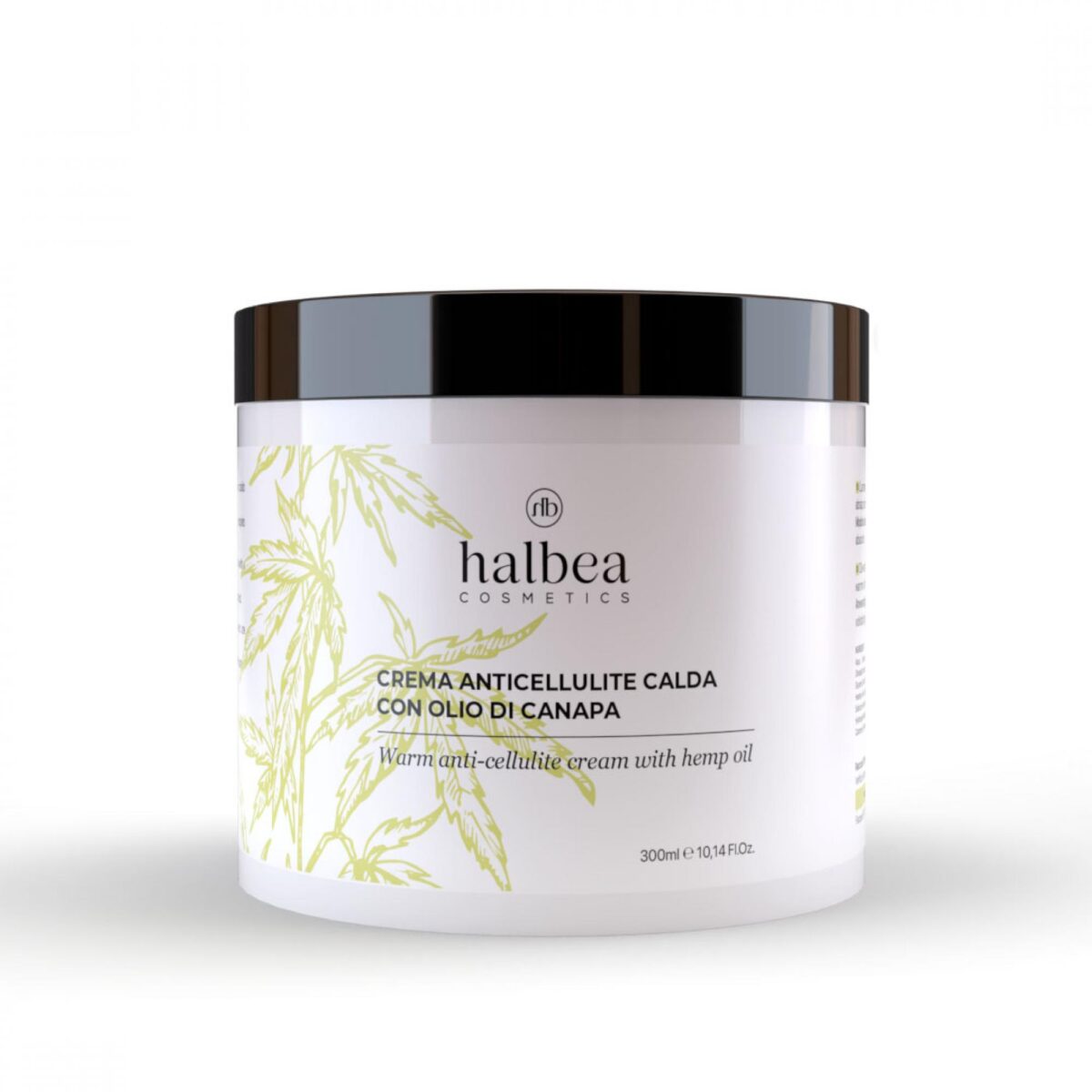 Crema Corporal Efecto Calor con Aceite de Semillas de Cáñamo 300 ml – Halbea