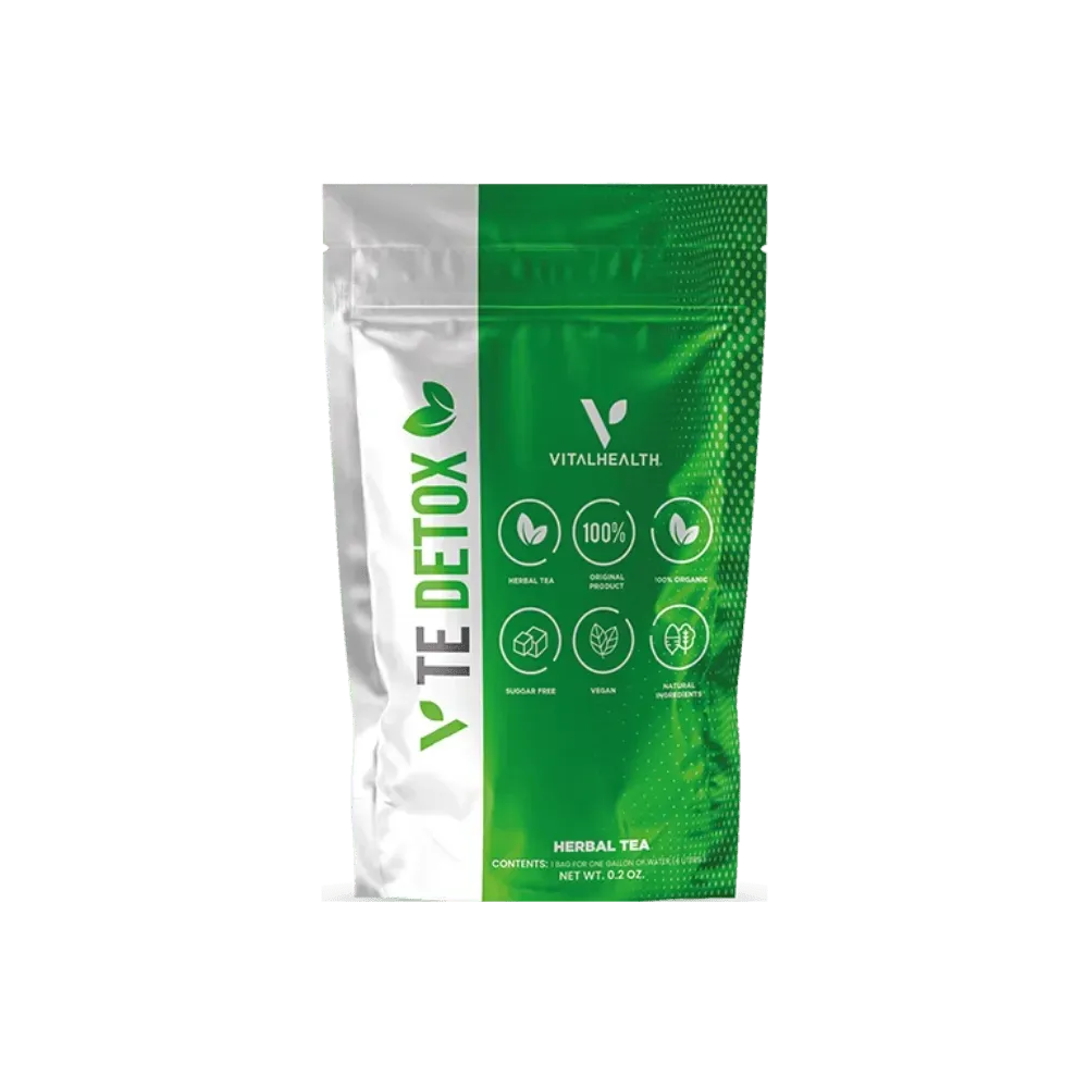 V-TE DETOX Té de VitalHealth Infusión de hierbas en bolsita