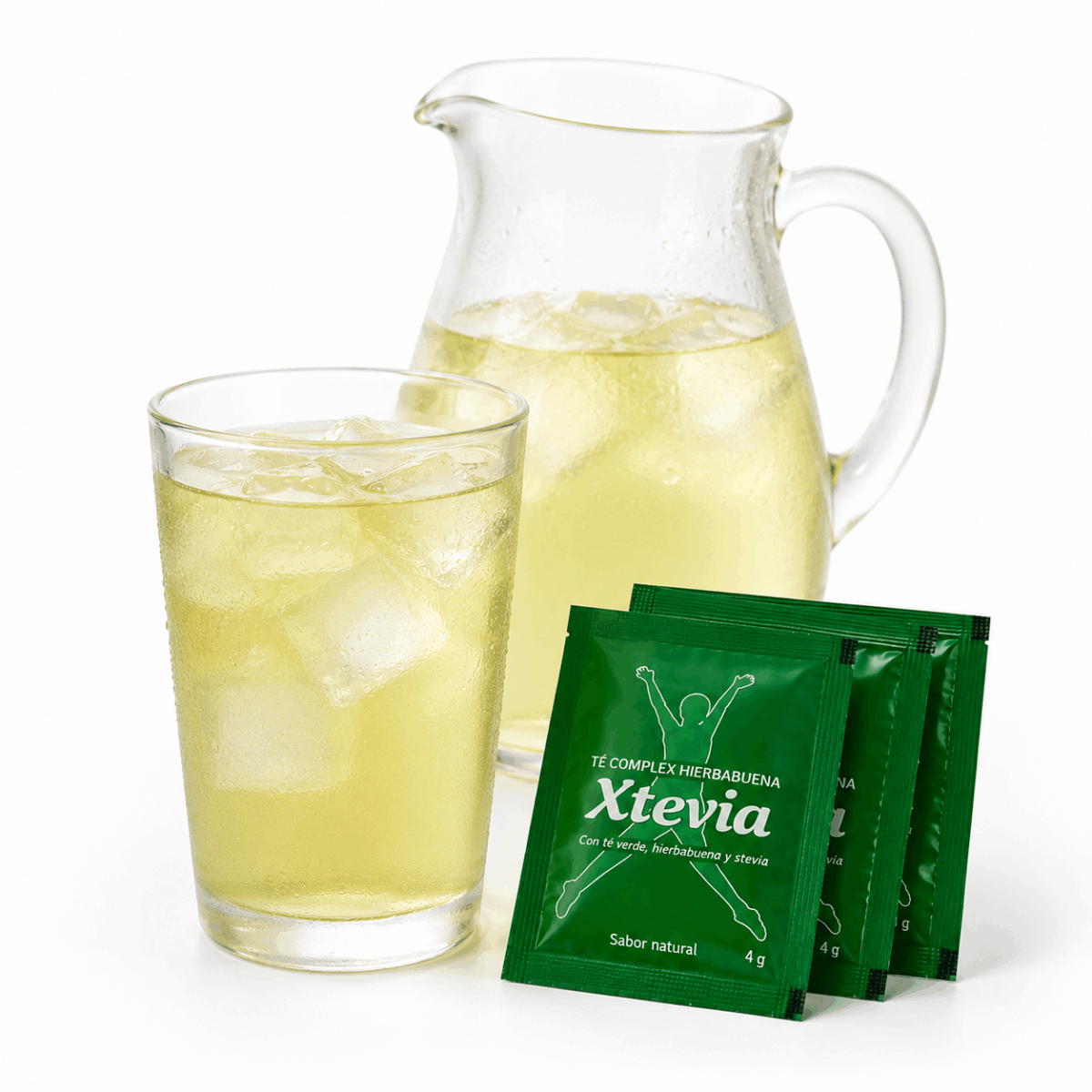 Té Complex Hierbabuena Xtevia: bebida instantánea en polvo con sabor a Hierbabuena