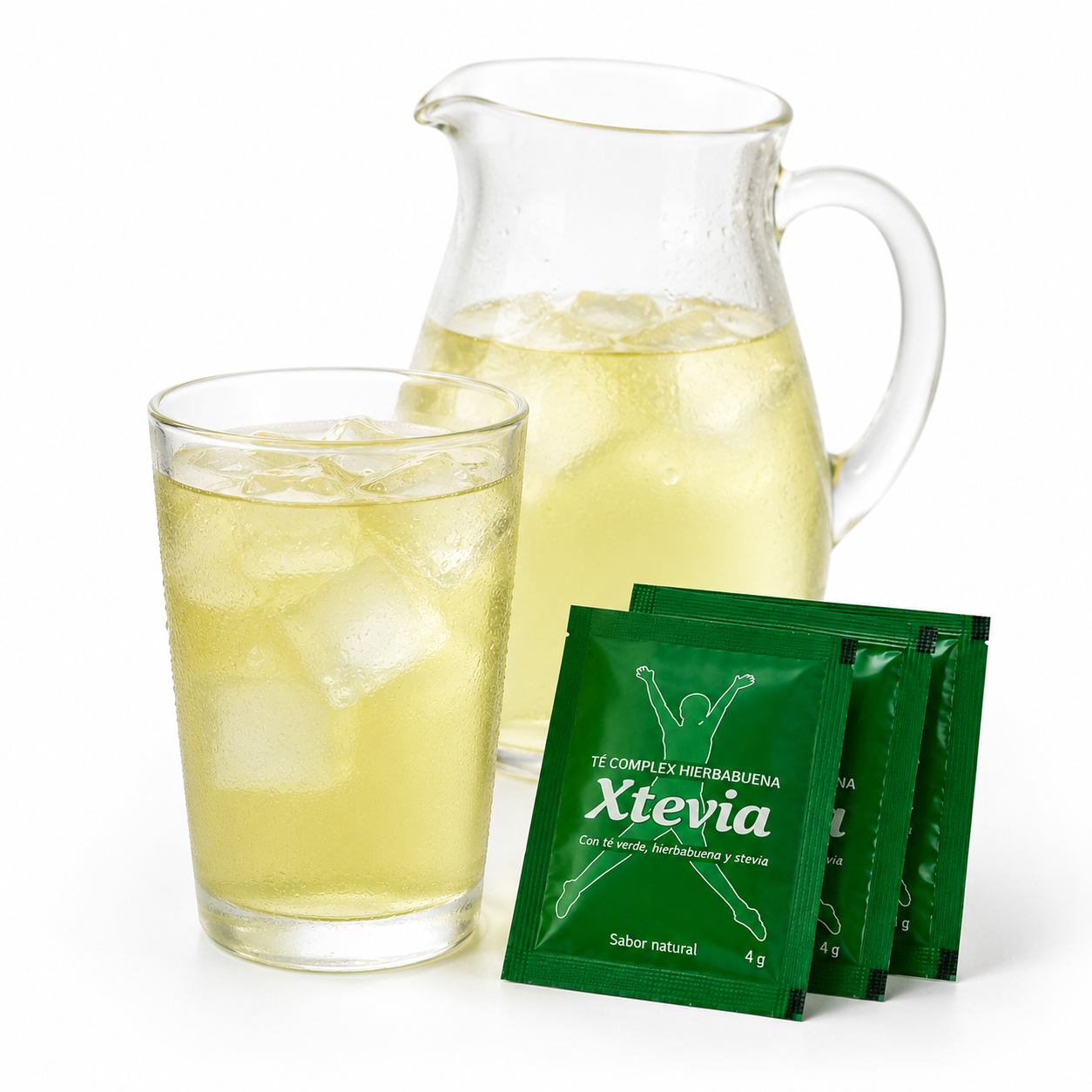 Té Complex Hierbabuena Xtevia: bebida instantánea en polvo con sabor a Hierbabuena
