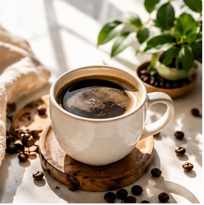 Taza de café para descubrir la selección de cafés