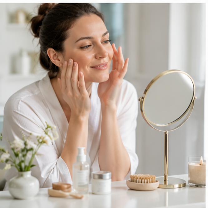 Rutina de belleza y cuidado personal