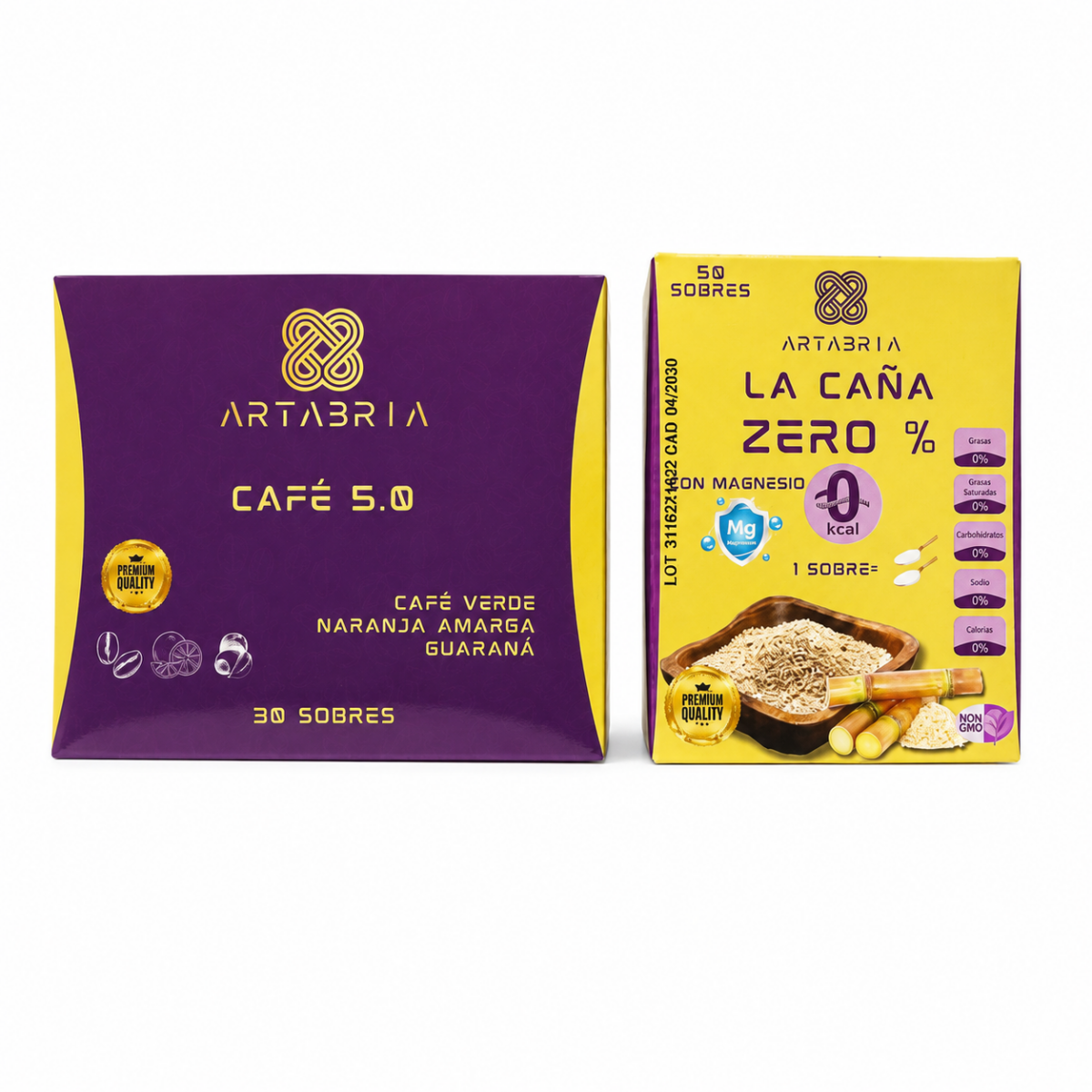 Lote Café 5.0 + La Caña Zero Artabria con Regalo